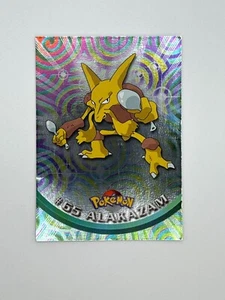 1999 Pokemon - Alakazam Holo #65 - Topps Series 1 - Picture 1 of 7