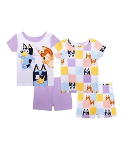 Bluey Toddler Girls Short Sets Pajamas, 4-Piece - Assorted - Picture 1 of 1