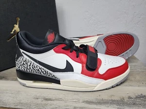 NEW Nike Jordan Legacy 312 Low Shoes Varsity Red Black CD7069 Chicago Mens Sz 13 - Picture 1 of 15
