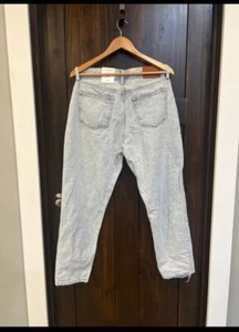 Neu mit Etikett Lucky Brand Damenjeans 8/29 Drew High Rise Mom Jeans Stretch Knopfleiste - Bild 1 von 3