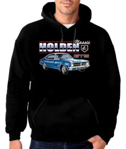 HOLDEN HK GTS MONARO QUALITY BLACK HOODIE (6 CAR COLOURS) - Picture 1 of 12
