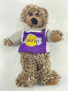2008 Los Angeles Lakers NBA Plush Bear Furry w/ Jersey 8.5"T Stuffed Animal - Picture 1 of 4