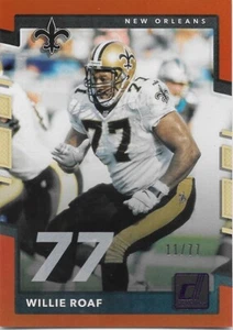 Camiseta deportiva Donruss Football Willie Roaf 2017 número - New Orleans Saints - #101 - Imagen 1 de 1
