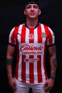 Slim Fit Chivas Del Guadalajara Größe 3XL 2025 Rojiblanca A Pulido 9 - Bild 1 von 1