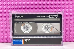 CINTA DE CASETE EN BLANCO DENON RD-Z 70 VS. II TIPO I (1) (USADA) - Imagen 1 de 5