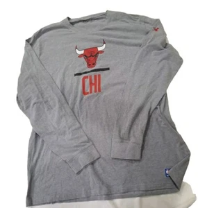 Under Armour Chicago Bulls Men's Gray Chi T-shirt Xl Long Sleeve 1008 Chiraq - Picture 1 of 6