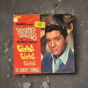 ELVIS PRESLEY - Elvis Girls! Girls! Girls! RCA AFL1 2621 LP-Promo-1977-VG+ - Picture 1 of 6