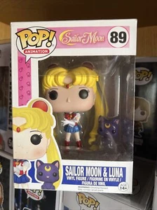 FUNKO POP - SAILOR MOON & LUNA GLITTER VINYL FIGURE - Imagen 1 de 7