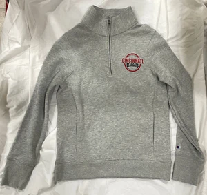 Cincinnati Bearcats 1/4 Zip Pullover by Champion w/ Kangaroo Pocket M=XS W=S - Picture 1 of 14