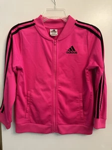 Adidas Track Jacket Girls Size L (12-14) - Picture 1 of 4