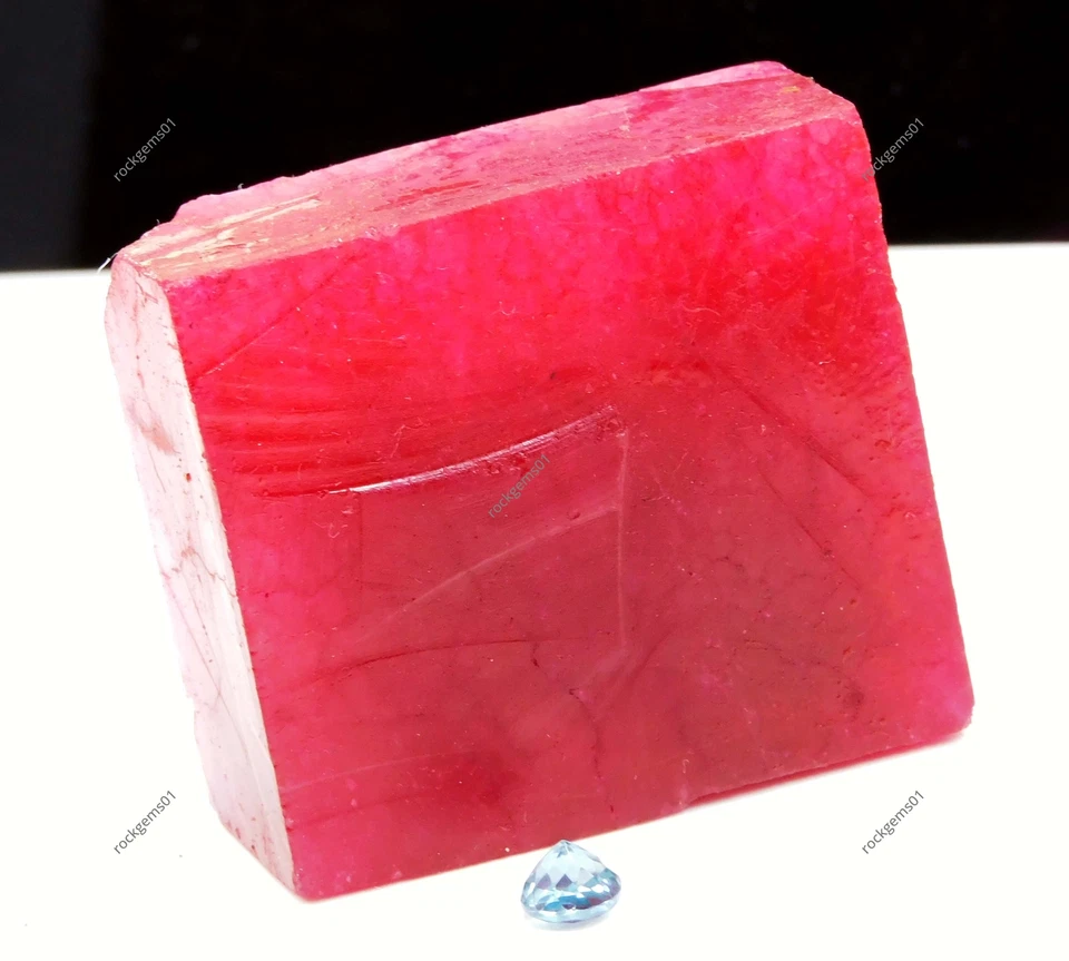 915.35 Ct Natural RED Ruby HUGE ROUGH Earth Mined CERTIFIED Loose Gemstone - Image 1 of 4