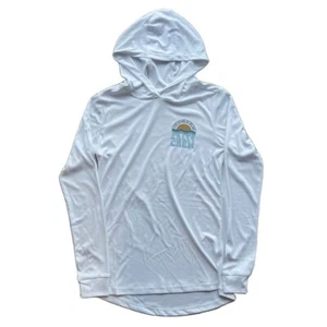 Totalmente Nuevo Para mujeres Salty Crew Capucha Camisa de sol Blanca Pequeña - Imagen 1 de 2