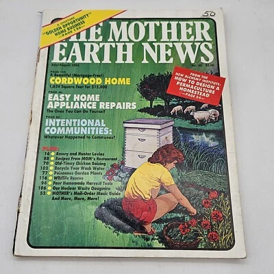 Vintage The Mother Earth News Magazine July/August 1984 Issue - Sustainable Livi Foto 1 de 3