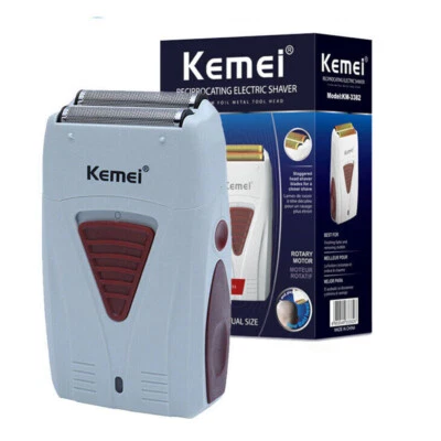 Afeitadora eléctrica giratoria impermeable para hombre recortadora emergente en seco húmedo inalámbrica Foto 1 de 4