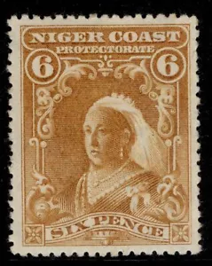 NIGERIA - Niger Coast Protectorate QV SG71a, 6d yellow-brown, M MINT. Cat £10. - Picture 1 of 1