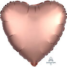 Satin Luxe 17" Foil Heart Helium/air Balloons Party Decor Wedding / Baby Shower