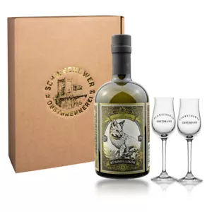 Kümmel 0.5l (35%Vol) Waldkümmel Kümmellikör + Gläser Geschenkset Waldschnaps - Bild 1 von 5