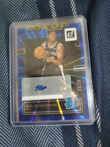 Malaki Branham And Brent Barry Auto Lot OF Two Spurs. - Picture 1 of 2