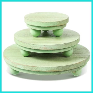 3 Stück 8/6/4 Zoll Holz Setzstufen für Display Holz Podest Ständer Mini Tablett Ständer... - Bild 1 von 8