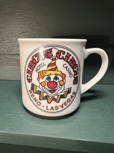 Vintage Circus Circus Hotel & Casino Coffee Mug Reno Las Vegas Clown Logo - Picture 1 of 5