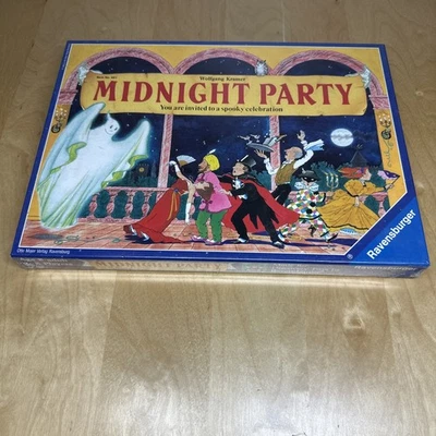 Vtg 1989 Ravenburger MIDNIGHT PARTY Board Game SEALED NEW *Tear Wrap W. Germany - Image 1 of 4