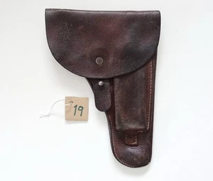 CZECH ARMY original issue communist era CZ52 early holster marked inv#19 - Picture 1 of 4