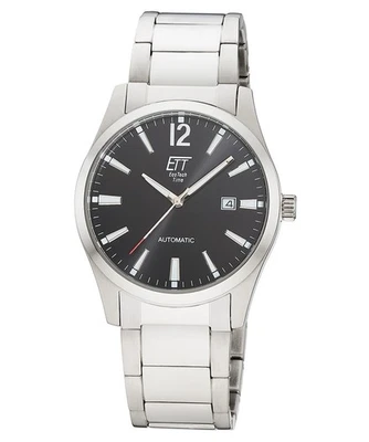 ETT ECO TECH TIME Herrenuhr Automatik Motion Drive Stahl/Schwarz EGS-40410-21M - Bild 1 von 4