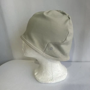 Lululemon Fast And Run Fleece Running Cap Beige Hat One Size - Picture 1 of 9