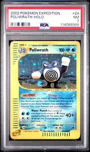 Poliwrath 24/165 - Expedition - Holo - PSA 7 NM - Pokémon - Foto 1 di 2