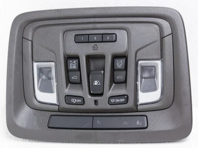 Consola aérea delantera OEM para GMC Sierra, Chevy Silverado 84608567, marrón Foto 1 de 4