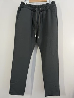 Burberry Hombre Unisex? Pantalones con cordón verde EU48? 28+x29 Bolsillos Logo Confort Foto 1 de 4