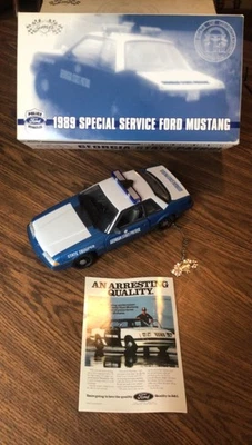 Ford Mustang Georgia State Patrol SSP 1989 GMP ACME 1:18 RARO #0404/1000 Foto 1 de 4