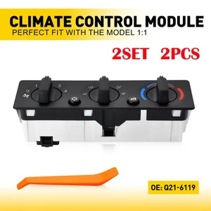 2X A/C Heater Climate Control Module Panel Switch For Peterbilt Truck Q21-6119 R - Picture 1 of 21