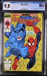 Spider-Man 15 CGC 9.8 1991 4328186019 1° chiave Masterblaster e Powerhouse - Foto 1 di 2