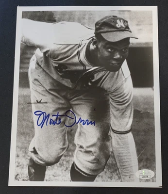 Rare MONTE IRVIN Signed 8x10 Photo-HALL OF FAME-NEW YORK GIANTS-JSA - Image 1 of 4