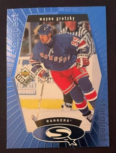 Wayne GRETZKY 1997-98 Upper Deck UD Choice Starquest Blue #SQ1 New York Rangers - Picture 1 of 2