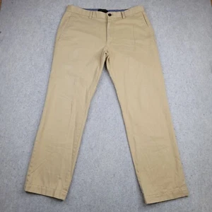 Banana Republic Mens 34x30 Emerson Chino Pants Peanutbutter Flat Front - Picture 1 of 12