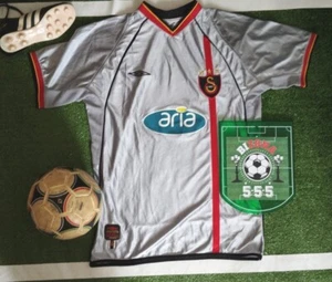 Galatasaray 2002 Football Shirt XL Umbro Vintage Trikot Maglia Calcio Maillot - Foto 1 di 7
