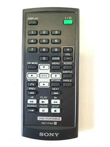 Sony RMT-D183 Portable DVD Remote Control for dvd-FX820, dvd-FX720, DVP-FX811 - Picture 1 of 4