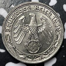 1939-A Germany 50 Pfennig Lot#JM6549 High Grade! Beautiful! KM#95