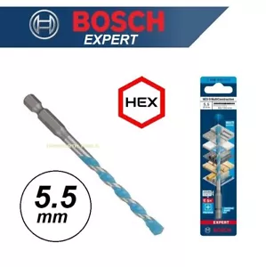 Broca Bosch 5,5 mm multiconstrucción vástago hexagonal inserto de control de impacto azul - Imagen 1 de 13