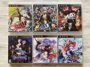 SONY PS3 Persona 4 5 & Odin Sphere & Yoru no Nai Kuni Fairy Fencer F from Japan - Picture 1 of 14