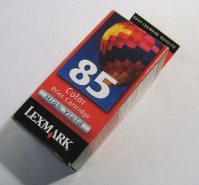 NEW SEAL!!! GENUINE Lexmark 85 Color HIGH YIELD Ink Cartridge 12A1985 FREE SHIP - Image 1 of 3