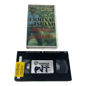 Terminal Island VHS Continental Video 1980er Jahre Vermietung Kopierbox selten Tom Selleck OOP - Bild 1 von 7