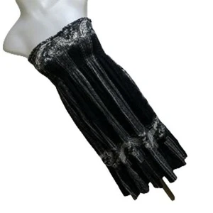 Lush Dress Women X-Small Casual Strapless Shirred Top Midi Black & White Flow XS - Picture 1 of 5