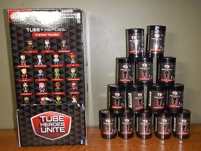 Tube Heroes Unite  Mystery Figures - 14 SEALED BLIND TUBES - Image 1 of 4