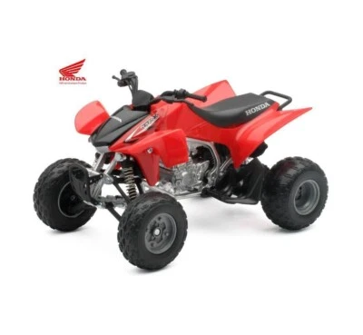 NEW RAY TOYS 1:12 SCALE DIE-CAST ATV WITH PLASTIC - HONDA TRX450R RED 57093 - Image 1 of 2