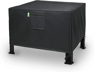 Fire Pit Cover Square – Heavy Duty Outdoor Firepit Cover, Full Coverage Patio Ou - Picture 1 of 12