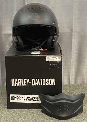 NUEVO HARLEY DAVIDSON 98193-17VX/022L Negro Mate Piloto 3 en 1 X04 Casco 2XL Foto 1 de 4