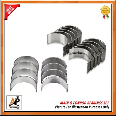 FITS I30 I40 TUCSON 1.6 CRDI DIESEL ENGINE D4FE MAIN & CONROD BEARINGS SET - NEW - Image 1 of 3